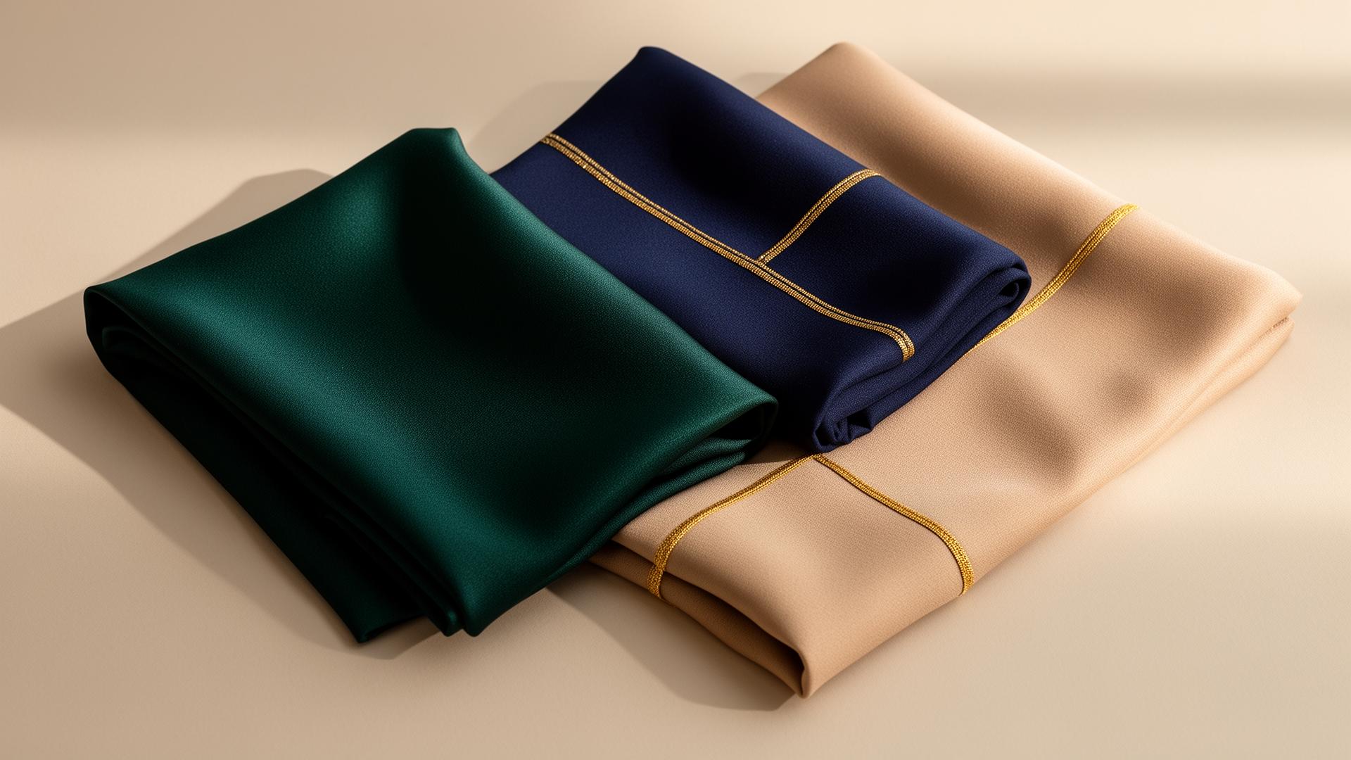 Folded premium uniform fabrics